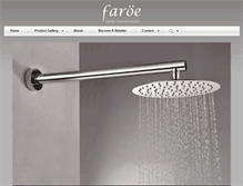 Tablet Screenshot of faroe.com.au